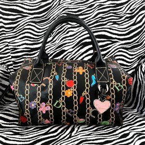 DOONEY & BOURKE BLACK 2 STYLES IN 1 CHARM DUFFLE